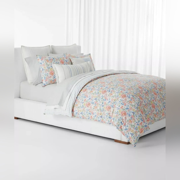 Ralph Lauren FULL QUEEN Macey Floral Duvet Cover Set Shams $300 - Picture 1 of 8